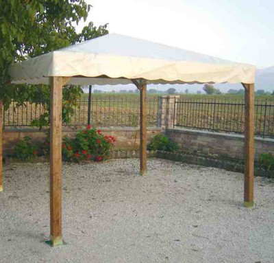 gazebo con telo